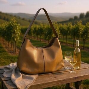 Vintage Mondani New York  Shoulder Bag Purse Faux Leather Y2K 90s‎ Contast Trim